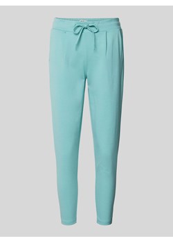 Spodnie materiałowe o skróconym kroju tapered fit model ‘KATE’ ze sklepu Peek&Cloppenburg  w kategorii Spodnie damskie - zdjęcie 172115313