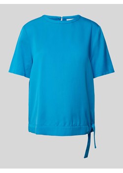 T-shirt z wiązanym detalem ze sklepu Peek&Cloppenburg  w kategorii Bluzki damskie - zdjęcie 172115314