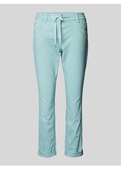 Spodnie o kroju slim fit z tunelem ze sklepu Peek&Cloppenburg  w kategorii Spodnie damskie - zdjęcie 172115444