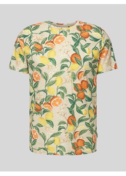 T-shirt z nadrukiem z motywem na całej powierzchni ze sklepu Peek&Cloppenburg  w kategorii T-shirty męskie - zdjęcie 172115503