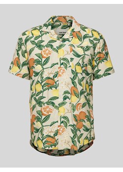 Koszula casualowa o kroju slim fit z nadrukiem na całej powierzchni ze sklepu Peek&Cloppenburg  w kategorii Koszule męskie - zdjęcie 172115581