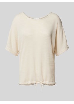 T-shirt z fakturowanym wzorem model ‘Saronji’ ze sklepu Peek&Cloppenburg  w kategorii Bluzki damskie - zdjęcie 172115753