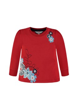 Dziewczęca bluzka z długim rękawem czerwona ze sklepu 5.10.15 w kategorii Kaftaniki i bluzki - zdjęcie 172115873