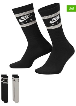 Nike Skarpety sportowe (2 pary) w kolorze czarno-szarym ze sklepu Limango Polska w kategorii Skarpetki męskie - zdjęcie 172118533