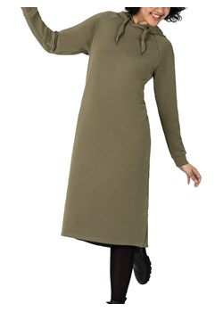 Timezone Sukienka dresowa w kolorze khaki ze sklepu Limango Polska w kategorii Sukienki - zdjęcie 172118603