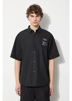 Undercover koszula bawełniana męska kolor czarny relaxed z kołnierzykiem klasycznym UC1D4407 ze sklepu PRM w kategorii Koszule męskie - zdjęcie 172118852