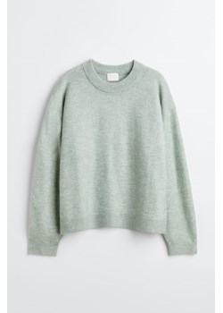 H & M - Sweter z koralikami - Zielony ze sklepu H&M w kategorii Swetry damskie - zdjęcie 172119270