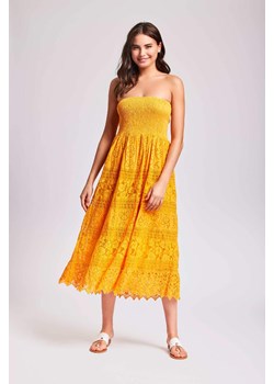 Sukienka Gaia Iconique pomarańczowa IC24-091 ze sklepu piubiu_pl w kategorii Sukienki - zdjęcie 172119992
