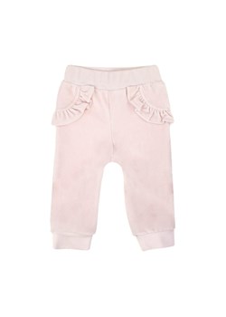 Welurowe spodnie dziewczęce w kolorze liliowym ze sklepu 5.10.15 w kategorii Spodnie dziewczęce - zdjęcie 172122080