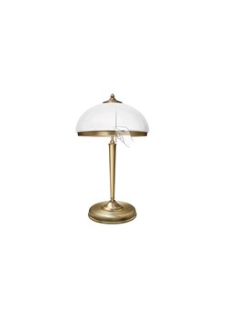 Klasyczna lampa z białą amplą YR-B2-L ze sklepu MN Interiors - Lampy mosiężne w kategorii Lampy stołowe - zdjęcie 172122424