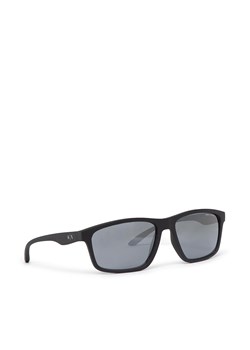 Okulary przeciwsłoneczne Armani Exchange 0AX4122S 80786G Matte Black ze sklepu eobuwie.pl w kategorii Okulary przeciwsłoneczne męskie - zdjęcie 172125240