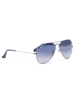 Okulary przeciwsłoneczne Ray-Ban Aviator 0RB3025 004/78 Gunmetal ze sklepu eobuwie.pl w kategorii Okulary przeciwsłoneczne damskie - zdjęcie 172125291