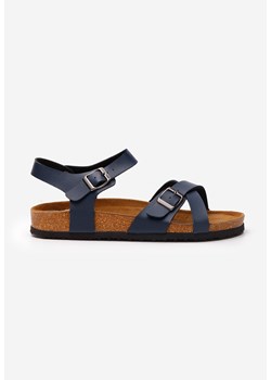 Granatowe sandały męskie Sebastian ze sklepu Zapatos w kategorii Sandały męskie - zdjęcie 172125711