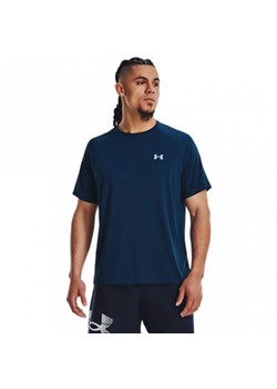 Męska koszulka treningowa Under Armour Tech 2.0 SS Tee Novelty - granatowa ze sklepu Sportstylestory.com w kategorii T-shirty męskie - zdjęcie 172126050