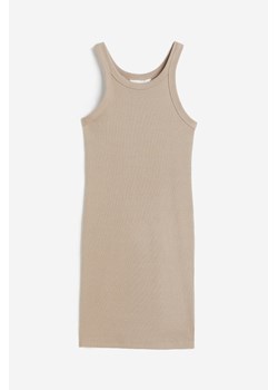 H & M - Sukienka w prążki - Brązowy ze sklepu H&M w kategorii Sukienki - zdjęcie 172126141
