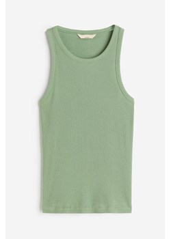 H & M - Koszulka z domieszką jedwabiu - Zielony ze sklepu H&M w kategorii Bluzki damskie - zdjęcie 172126183