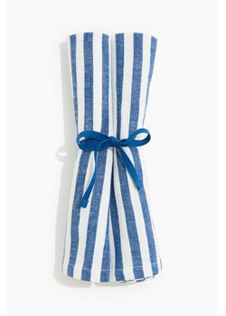 H & M - Tekstylna serwetka 2-pak - Niebieski ze sklepu H&M w kategorii Tekstylia kuchenne - zdjęcie 172126254