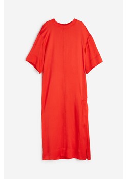 H & M - Długa sukienka z domieszką jedwabiu - Czerwony ze sklepu H&M w kategorii Sukienki - zdjęcie 172126274