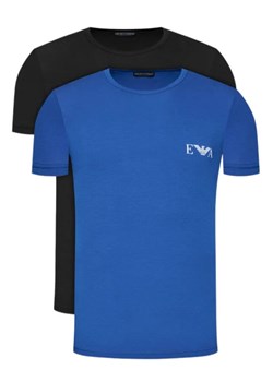 T-shirt Armani  2-pack czarny/niebieski C-NECK 111670 2R715 35520 BLACK/BLUE DM ze sklepu Moda Męska w kategorii T-shirty męskie - zdjęcie 172129633