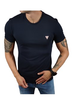 T-shirt Guess M2YI24J1311-G7V2 Navy Elastane C-neck Super Slim Fit DM ze sklepu Moda Męska w kategorii T-shirty męskie - zdjęcie 172129652