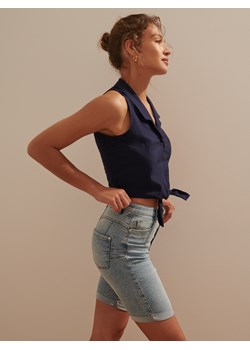 Mohito - Jeansowe szorty - niebieski ze sklepu Mohito w kategorii Szorty - zdjęcie 172130044