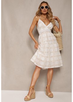 Beżowa Sukienka Onolla ze sklepu Renee odzież w kategorii Sukienki - zdjęcie 172130600