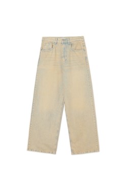 Cropp - Jeansowe baggy vintage - błękitny ze sklepu Cropp w kategorii Jeansy damskie - zdjęcie 172131354