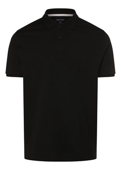 Andrew James Męska koszulka polo Mężczyźni Bawełna czarny jednolity ze sklepu vangraaf w kategorii T-shirty męskie - zdjęcie 172132991