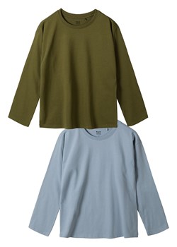 Bluzki bawełniane dla chłopca - khaki i niebieska - Limited Edition ze sklepu 5.10.15 w kategorii T-shirty chłopięce - zdjęcie 172133453