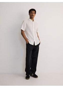 Reserved - Koszula regular fit - biały ze sklepu Reserved w kategorii Koszule męskie - zdjęcie 172134701