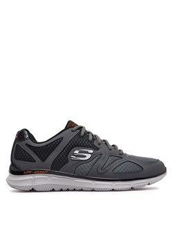 Sneakersy Skechers Flash Point 58350 Szary ze sklepu eobuwie.pl w kategorii Buty sportowe męskie - zdjęcie 172135934