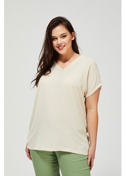Bluzka koszulowa oversize ze sklepu Moodo.pl w kategorii Bluzki damskie - zdjęcie 172136372