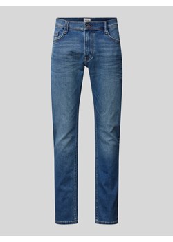 Jeansy o kroju slim fit z naszywką z logo model ‘OREGON’ ze sklepu Peek&Cloppenburg  w kategorii Jeansy męskie - zdjęcie 172136794