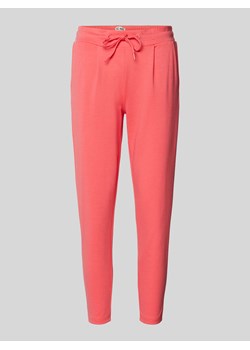 Spodnie materiałowe o skróconym kroju tapered fit model ‘KATE’ ze sklepu Peek&Cloppenburg  w kategorii Spodnie damskie - zdjęcie 172136810