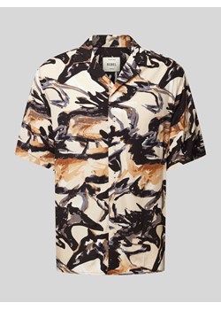 Koszula casualowa o kroju regular fit z nadrukiem na całej powierzchni model ‘FLAKE’ ze sklepu Peek&Cloppenburg  w kategorii Koszule męskie - zdjęcie 172136820