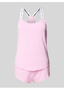 Piżama z detalami z logo model ‘CARRIE’ ze sklepu Peek&Cloppenburg  w kategorii Piżamy damskie - zdjęcie 172136840