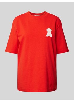 T-shirt o kroju oversized z wyhaftowanym logo model ‘TARJAA’ ze sklepu Peek&Cloppenburg  w kategorii Bluzki damskie - zdjęcie 172136931