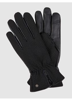 Rękawiczki do ekranów dotykowych z obszyciem ze skóry ze sklepu Peek&Cloppenburg  w kategorii Rękawiczki damskie - zdjęcie 172136964