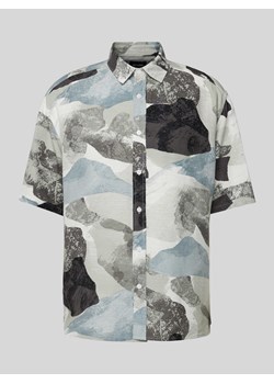 Koszula casualowa ze wzorem na całej powierzchni model ‘BUD’ ze sklepu Peek&Cloppenburg  w kategorii Koszule męskie - zdjęcie 172137012