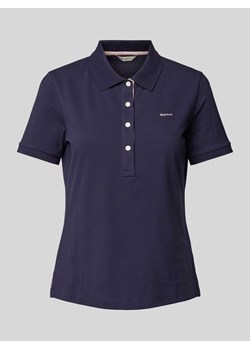 Koszulka polo o kroju regular fit w jednolitym kolorze ze sklepu Peek&Cloppenburg  w kategorii Bluzki damskie - zdjęcie 172137093
