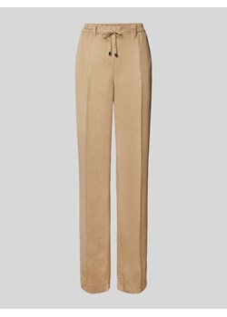 Spodnie materiałowe o kroju regular fit w kant model ‘Maine’ ze sklepu Peek&Cloppenburg  w kategorii Spodnie damskie - zdjęcie 172137141
