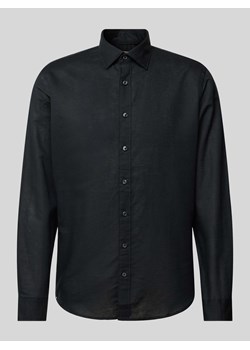 Koszula biznesowa o kroju slim fit z kołnierzykiem typu kent ze sklepu Peek&Cloppenburg  w kategorii Koszule męskie - zdjęcie 172137230