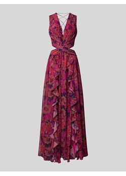 Sukienka koktajlowa w kopertowym stylu z falbanami ze sklepu Peek&Cloppenburg  w kategorii Sukienki - zdjęcie 172137322