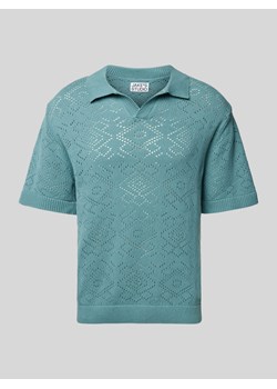 Koszulka polo z dekoltem w serek ze sklepu Peek&Cloppenburg  w kategorii T-shirty męskie - zdjęcie 172137323