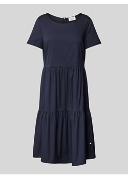 Sukienka o długości do kolan z okrągłym dekoltem ze sklepu Peek&Cloppenburg  w kategorii Sukienki - zdjęcie 172137343