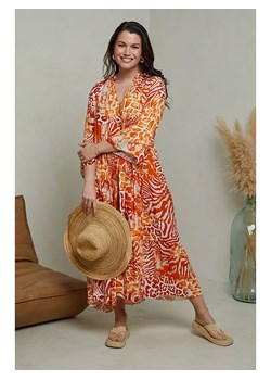Curvy Lady Sukienka w kolorze pomarańczowym ze sklepu Limango Polska w kategorii Sukienki - zdjęcie 172137974