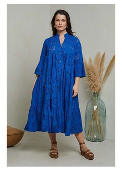 Curvy Lady Sukienka w kolorze niebieskim ze sklepu Limango Polska w kategorii Sukienki - zdjęcie 172137984