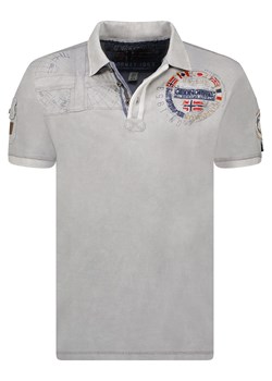 Geographical Norway Koszulka polo w kolorze szarym ze sklepu Limango Polska w kategorii T-shirty męskie - zdjęcie 172138181