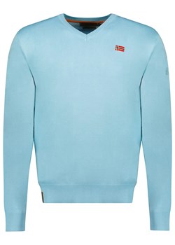Geographical Norway Sweter w kolorze błękitnym ze sklepu Limango Polska w kategorii Swetry męskie - zdjęcie 172138213