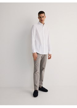 Reserved - Spodnie chino slim - jasnoszary ze sklepu Reserved w kategorii Spodnie męskie - zdjęcie 172140120